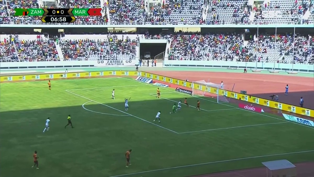 المغرب تضرب بهدف مبكر.. يوسف النصيري يسجل الهدف الأول ♥️🇲🇦