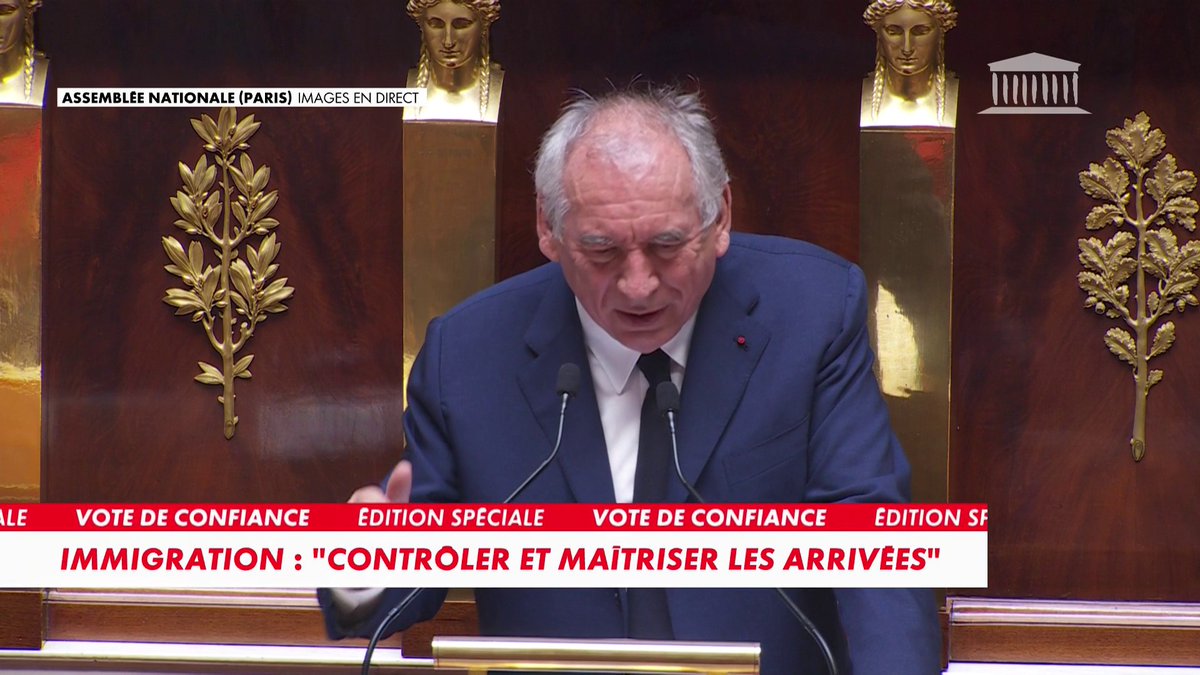 François Bayrou face au vote de confiance de l'Assemblée : «La France n'a pas connu de budget en équilibre depuis 51 ans. Depuis 51 ans, tous les ans, les dépenses s'accroissent, les déficits se répètent et les dettes s'accumulent».