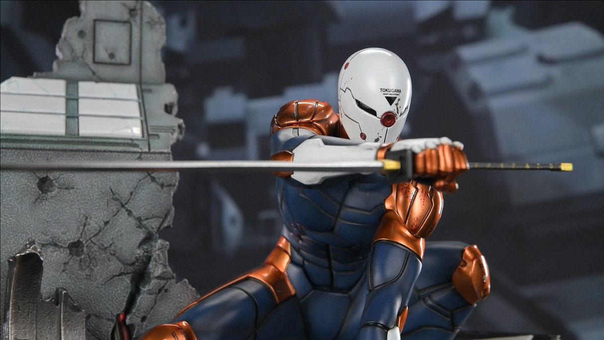 CYBORG NINJA PRE-ORDERS OPEN IN 8 DAYS! The statue is inspired by the intense boss battle where Cyborg Ninja and Solid Snake face off against Liquid Snake piloting Metal Gear REX. It shows Cyborg Ninja in a dynamic pose, wielding his high-frequency blade in his right hand. His blue, brown, and white exoskeleton is faithfully recreated, complete with the red lamp on his mask and eyeholes on both sides. The base design recreates the underground base of Shadow Moses from the fight. Check back tomorrow where we reveal details of the Exclusive Edition! Sign up here ( and get $10 off once pre-orders are open! Secure our other Metal Gear Solid statues by snagging them at Tag a Metal Gear Solid fan in the comments! Pre-orders open on 16th September 2025. Pricing will be revealed on launch day. Check out the F4F Official Collectors Club ( to stay in the loop for this and other releases from First 4 Figures! #MetalGearSolid #CyborgNinja #GrayFox #Konami #Statue #VideoGame METAL GEAR OFFICIAL Konami