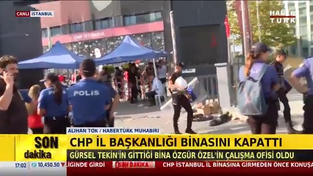#SONDAKİKA - CHP İl Başkanlığı Binasını kapattı Gürsel Tekin'in gittiği bina Özgür Özel'in çalışma ofisi oldu.