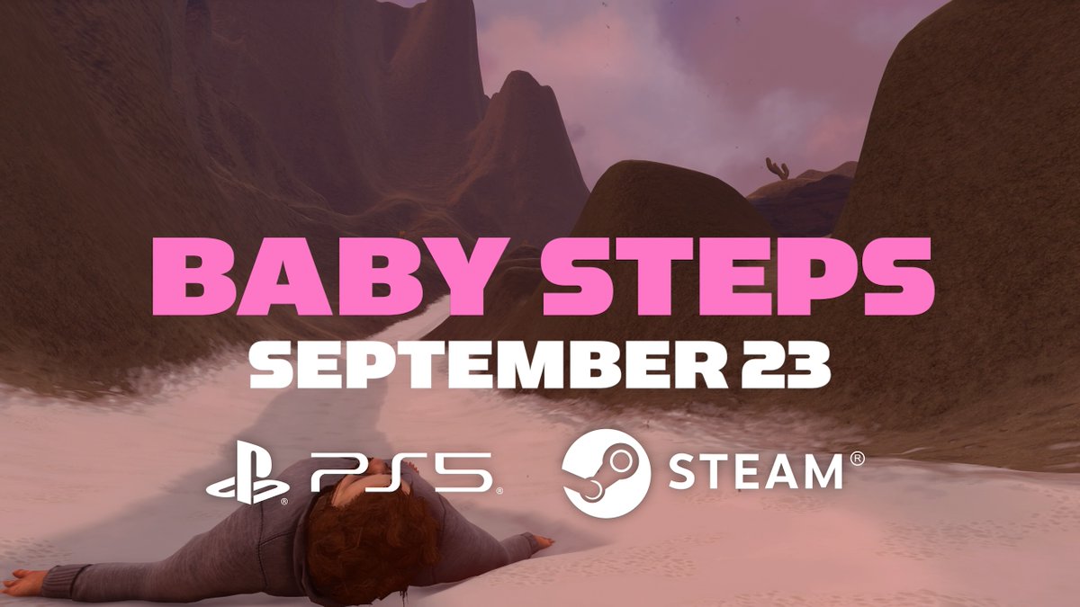 There is a breast milk slide in Baby Steps. PC and PS5 | September 23 🍼