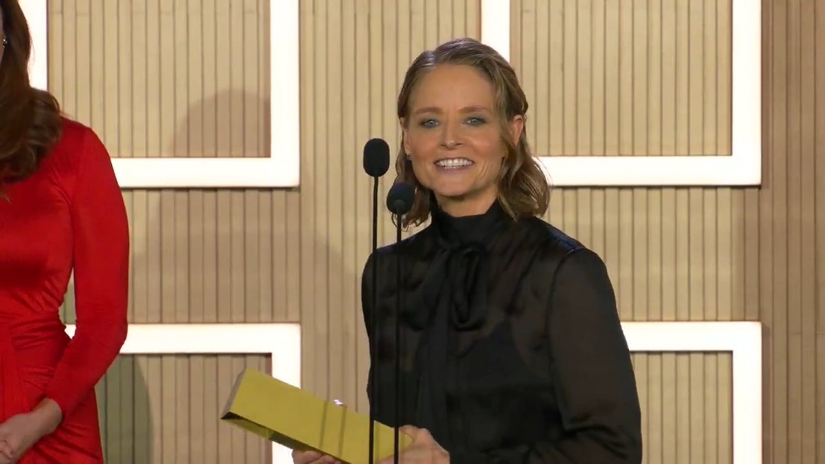“It has been a very long life in the movies – 60 years actually – and I still love movies!” 🏆 Jodie Foster accepts the #TIFFTribute Share Her Journey Groundbreaker Award, presented by Joanna Griffiths and the Women of Knix. #TIFF50