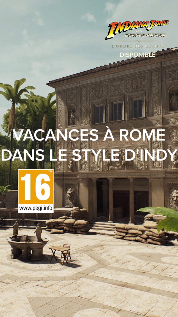 Que va faire Indy pour s'occuper à Rome ? Voici un petit aperçu. Le DLC L'Ordre des Géants d'Indiana Jones et le Cercle Ancien™ est disponible dès maintenant !
