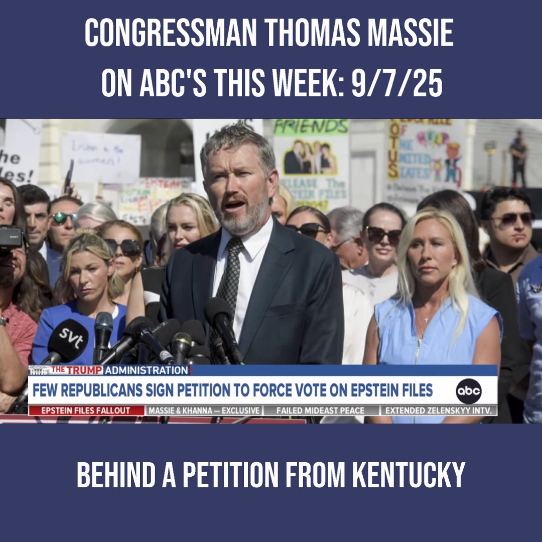 ICYMI: I joined Rep. Ro Khanna on This Week to talk about the discharge petition we filed to compel a vote on making the Epstein files public. We are committed to bringing transparency to the American people and justice to the victims.