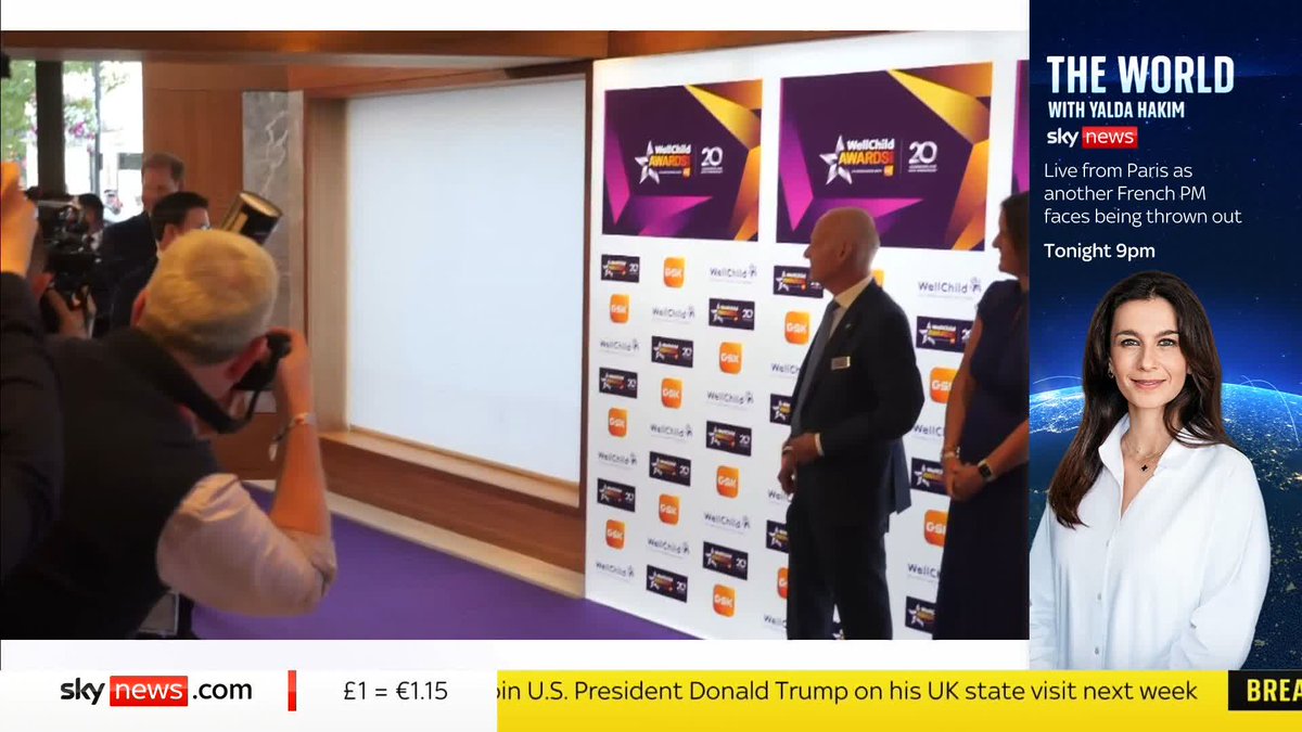 Prince Harry has arrived at a charity event in London. Earlier today, Prince Harry visited Windsor Castle, where he laid a wreath and privately paid respects to the late Queen. 📺 Sky 501, Virgin 602, Freeview 233 and YouTube