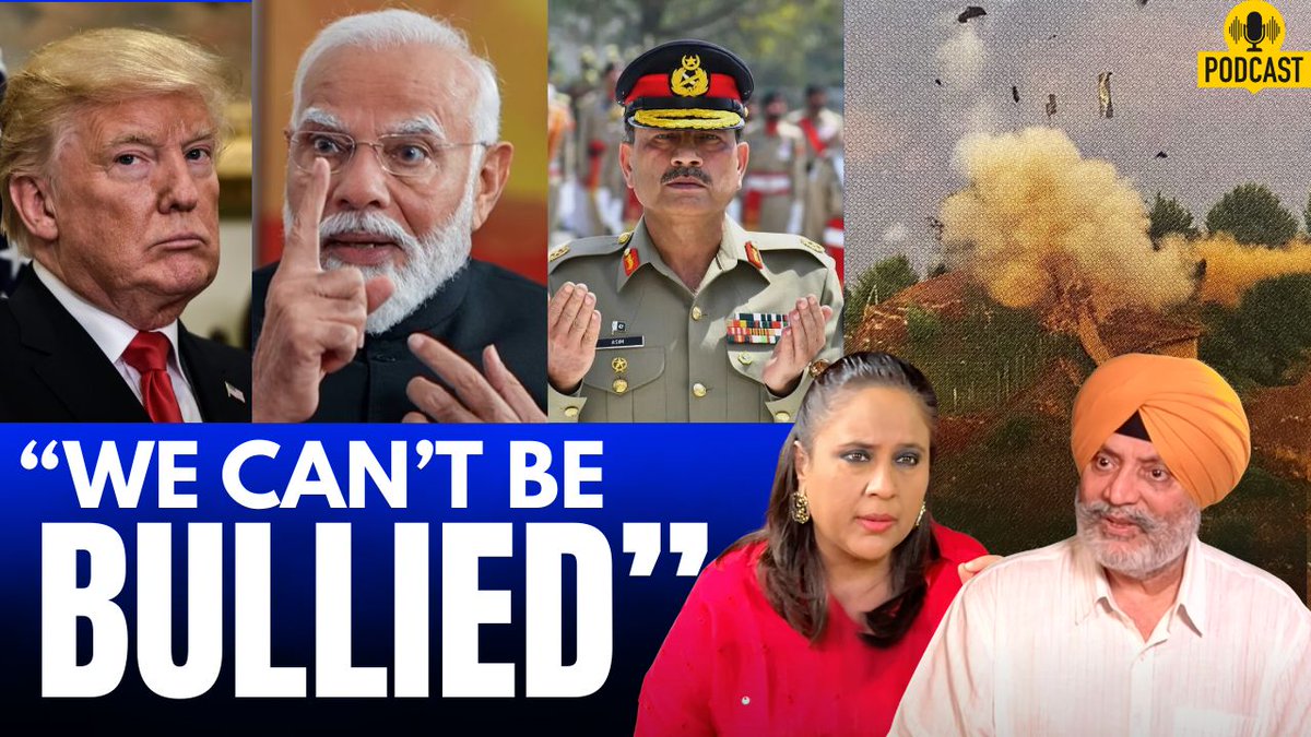 "We cant be bullied" - KJS DHILLON🇮🇳 pulling no punches as ever, as his new book takes us deep inside the untold story of Operation Sindoor, from how Pakistan's Missiles Were Shot Down to Asim Munir's Thwarted Plans. Our podcast in full streaming here