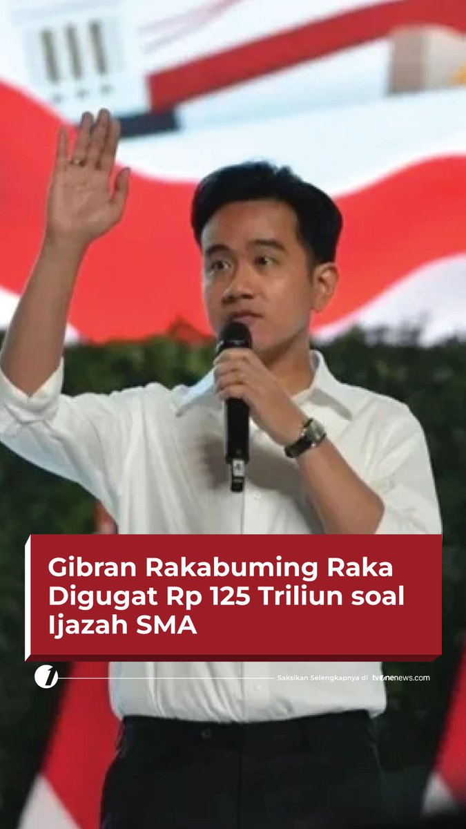 Sidang perdana gugatan terkait ijazah Wakil Presiden Gibran Rakabuming Raka digelar di Pengadilan Negeri Jakarta Pusat, Senin (8/9/2025). Gugatan tersebut dilayangkan oleh Advokat Subhan Palal dengan nilai ganti rugi immateriil yang fantastis, yakni sebesar Rp125 triliun. Selain menuntut ganti rugi sebesar Rp125 triliun, Subhan juga meminta majelis hakim untuk memeriksa keabsahan ijazah yang digunakan Gibran dalam proses pendaftaran Pilpres 2024. Simak berita selengkapnya di #HardNews_Hukum #FlashOne #CariBeritaditvOne #GibranRakabumingRaka #FO04