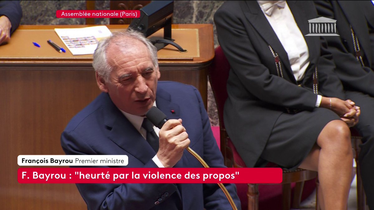 🔴 🗣 DIRECT - Le Premier ministre, François Bayrou, qui a repris la parole à l'Assemblée nationale, remercie les membres de son gouvernement. "Ces neuf mois ont été des mois de profond bonheur", dit-il. #franceinfo #canal16