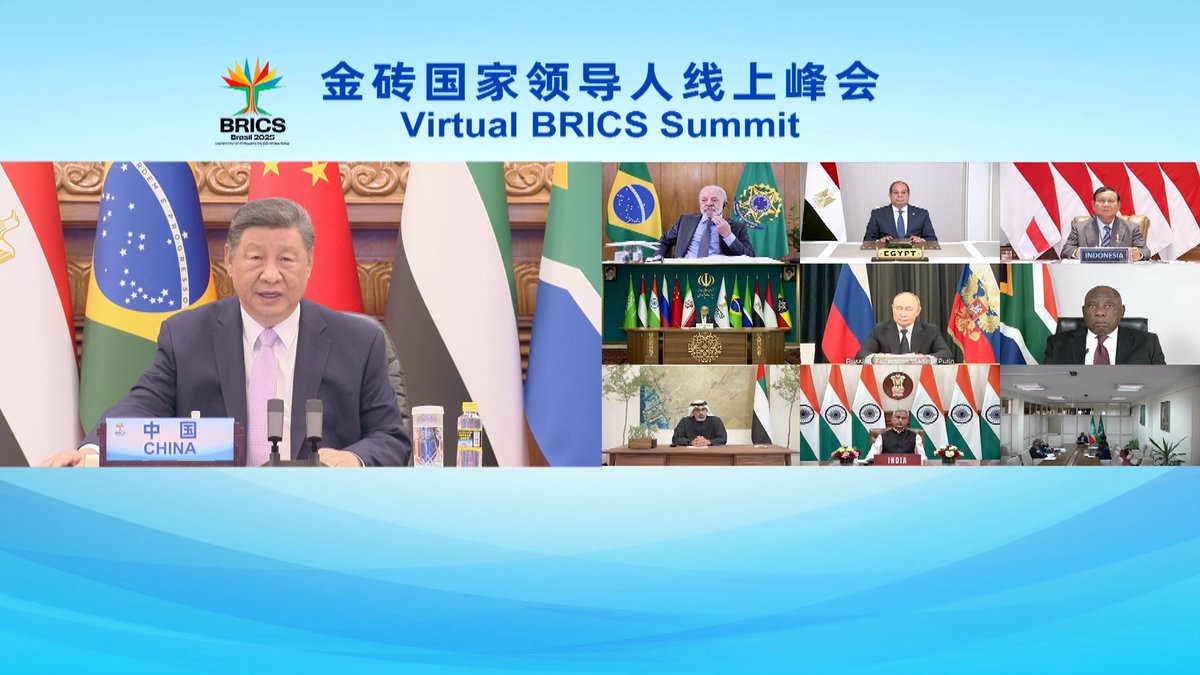 #XiJinping: Countries cannot thrive without open cooperation #BRICS2025