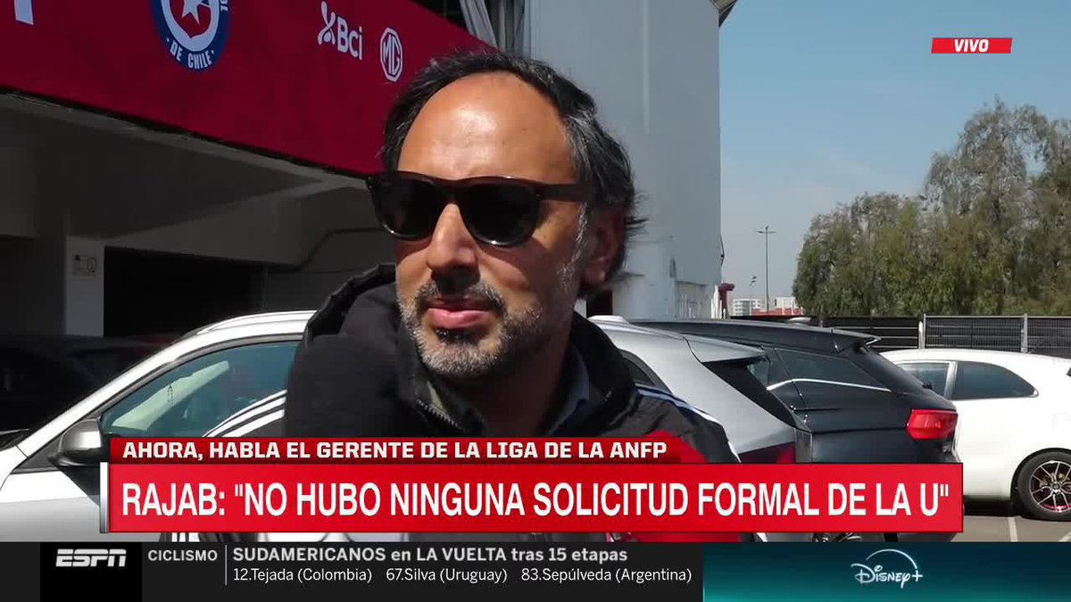 "NO HAY NINGÚN PROBLEMA CON EL DESARROLLO DE LA SUPERCOPA" Yamal Rajab, gerente de ligas profesionales de la ANFP, y la programación del partido entre Colo Colo y la U: "Esta es la mejor fecha para disputarla". ▶️ Mira #SportsCenter en el Plan Premium de #DisneyPlus