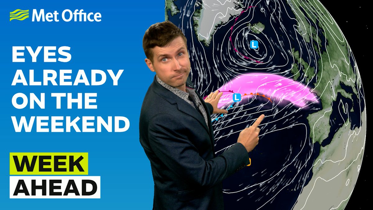 ☔ The unsettled autumnal conditions are set to continue, with more wet and windy weather ahead. Alex Burkill presents the Week Ahead forecast 👇