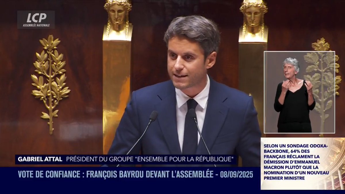 Pour ceux qui hésitent encore à chasser cette bande de guignols, il suffit d’écouter Gabriel Attal pour comprendre qu’on ne doit plus jamais les voir nulle part à des postes à responsabilité