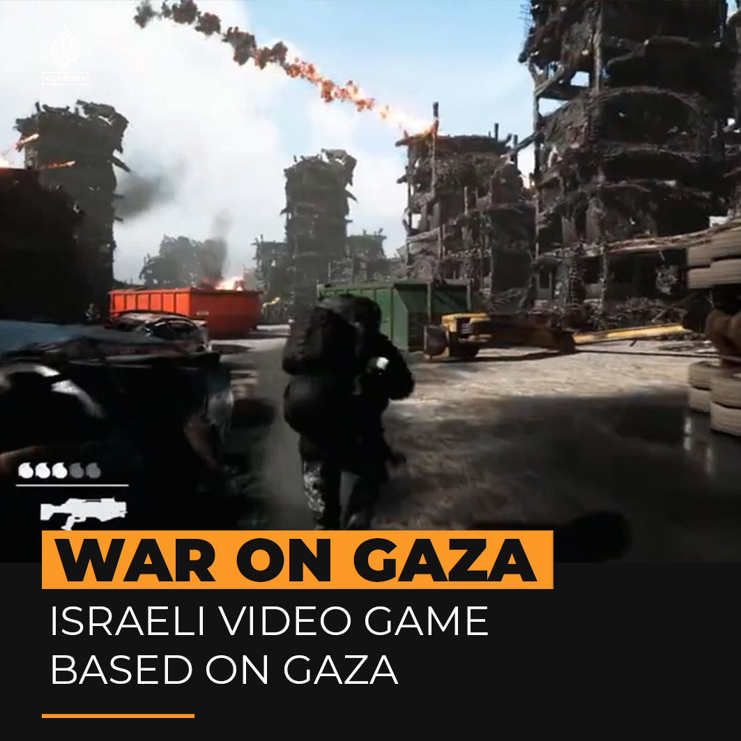 A former Israeli soldier has created a video game based on the Gaza war, which he says aims to ‘humanise’ Israeli troops. Scenes from the game’s promo video depict the destruction in Gaza, which rights groups say Israeli soldiers already treat as if it were a video game.