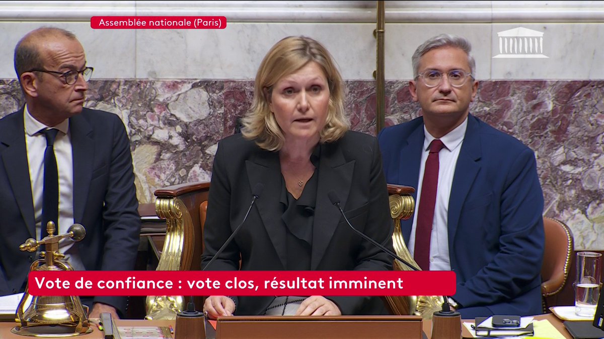 🔴 🗣 DIRECT - "Le Premier ministre doit remettre au Président la démission du gouvernement", déclare Yaël Braun-Pivet, sous les applaudissements de l'hémicycle.