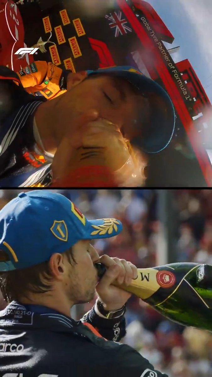 The sweet taste of victory... 🍾 By his own standards, Max has waited a while for this one! #F1 #ItalianGP