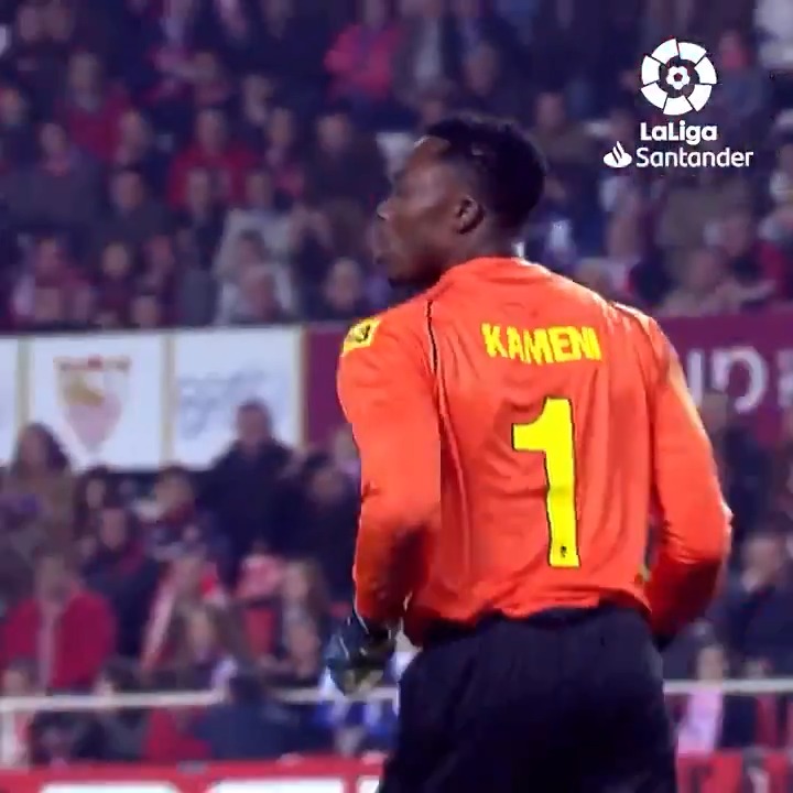I don't know his name but I owe this guy an apology. Should be the best black goalkeeper of all time. Onana spoiled me.