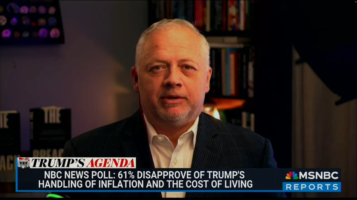 Former Republican Congressman: I own distilleries. We just got a 50% tariff notice for glass. We've been trying to figure out what to do. Do we raise prices? Do we limit production? I'm talking thousands and thousands of dollars in added costs. The economy is not in a great place. This is a failed experiment and there has to be a course correction