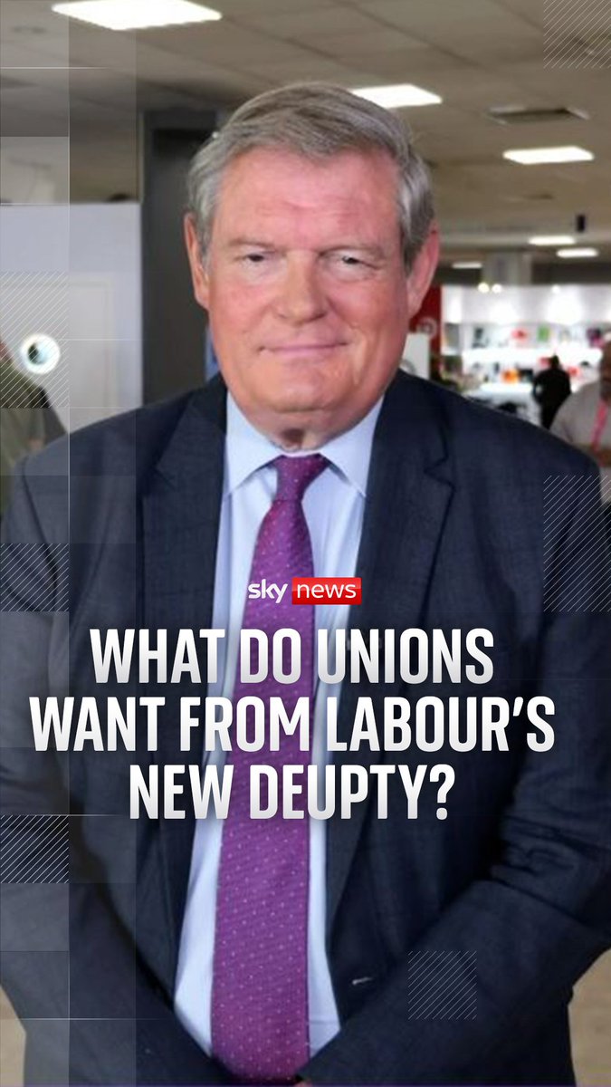 What do unions want from Labour's new deputy? Sky's chief political correspondent Jon Craig speaks to people at the Trades Union Congress to hear what they want from the party's new deputy leader.