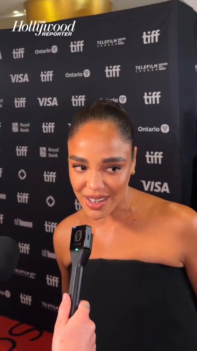 "I'd do anything for her" โ #Hedda star Tessa Thompson says about working with director Nia DaCosta at #TIFF50
