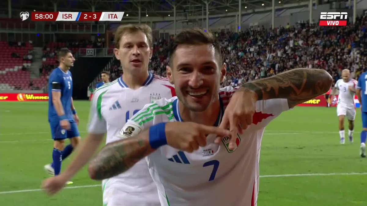 ๐ฎ๐น๐ฎโ๐จ El pivoteo y el taco de Mateo Retegui para su HAT-TRICK DE ASISTENCIAS con Italia vs. Israel.