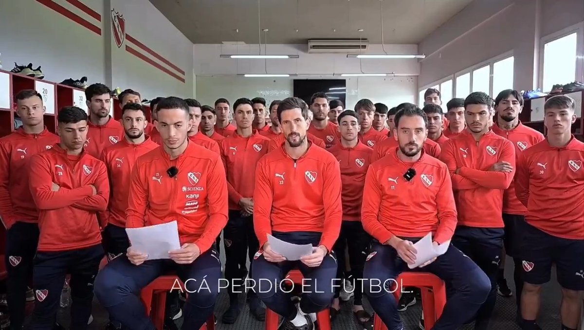 "Mancuello": Por el mensaje de los futbolistas de Independiente tras el fallo de CONMEBOL que determinó su descalificación de la #Sudamericana