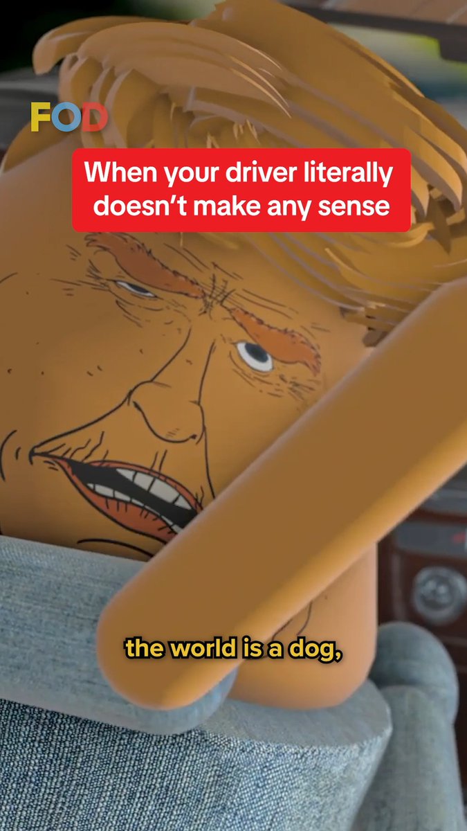 Every time Trump talks it feels like you're trapped in a car with him