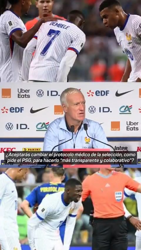 💥🤛 El enganchón de Deschamps con un periodista: "Luego me llaman el Madrid y el Bayern y acabas jugando tú"