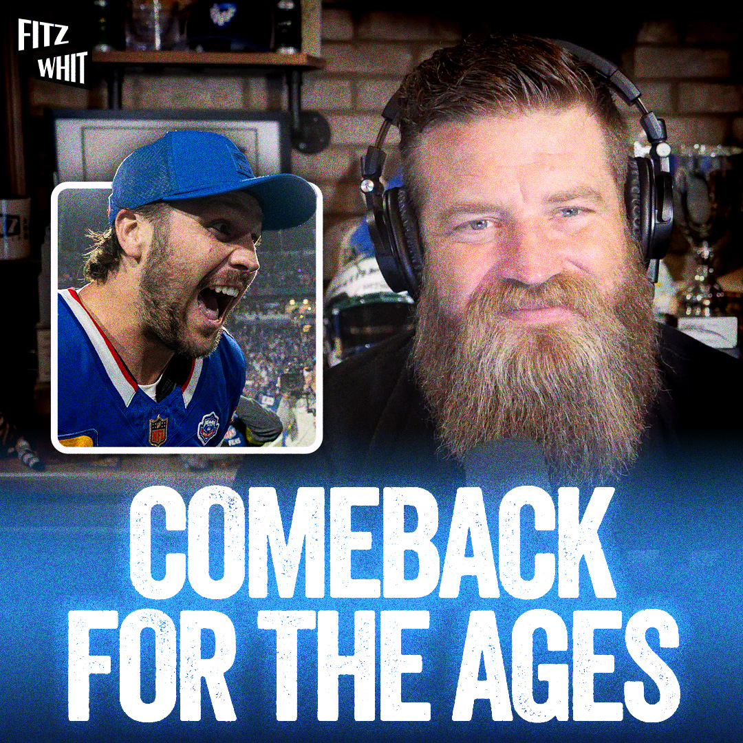 Fitz has a message for Bills mafia 🦬🗣️ "We've got JOSH. MOTHERF***ING. ALLEN."
