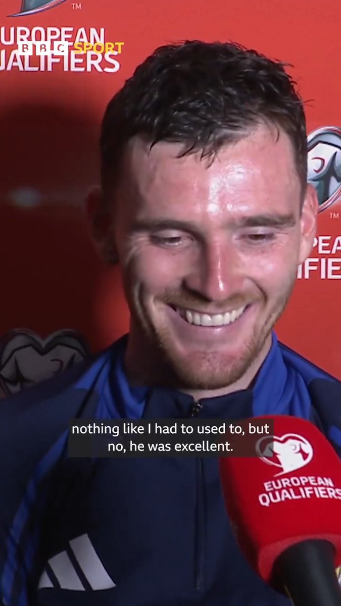 🗣️ "Had to tell him off maybe one or two times but nothing like I had to used to" 🤣 🗣️ "Not a better player to play in front of" 🫡 Andy Robertson on Ben Gannon-Doak and Ben Gannon-Doak on Andy Robertson 🤝 #BBCFootball