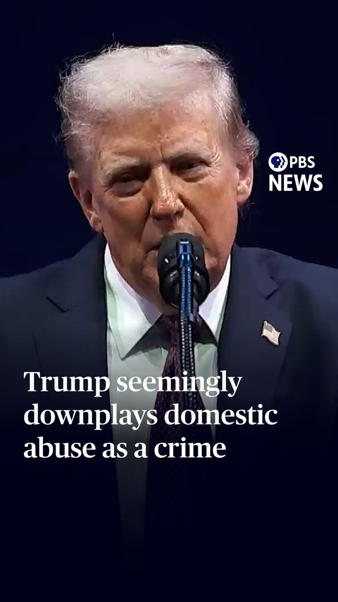 President Donald Trump seemed to downplay domestic abuse Monday during an event at the Museum of the Bible as he touted his crackdown on crime in Washington, D.C. "If a man has a little fight with the wife, they say this was a crime, see, so now I can't claim 100%," Trump said. "But, we are, we are a safe city." Trump also suggested that crime would be lower if "much lesser things" like domestic violence were not included in the data. In August, the Trump administration took control of the D.C. police department and deployed National Guard Troops to the nation's capital to crack down on homelessness and crime. Trump has also threatened to send Guard troops to other cities, including Chicago and New York.