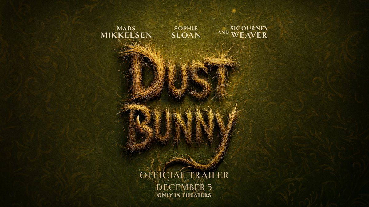 「ハンニバル」のマッツ・ミケルセン×ブライアン・フラー監督再タッグ作「Dust Bunny」の予告編。ベッド下の怪物に家族が食べられたと信じる少女(ソフィー・スローン)が隣人(マッツ)に助けを求めるが、実は彼は殺し屋で――。シガニーウィーバー共演、2025年12月5日米国公開。