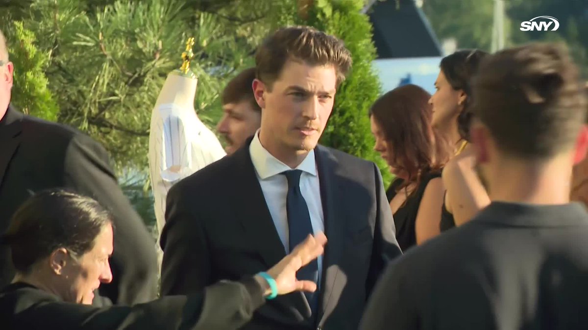 Max Fried, Cody Bellinger, and Austin Wells arrive to the Carlos Rodón Foundation event!