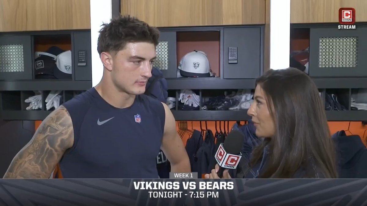 "I feel good. It's finally here. I'm very excited." 🤩 Ruthie Polinsky caught up with rookie TE (and viral social media sensation) Colston Loveland ahead of his NFL debut ⬇️