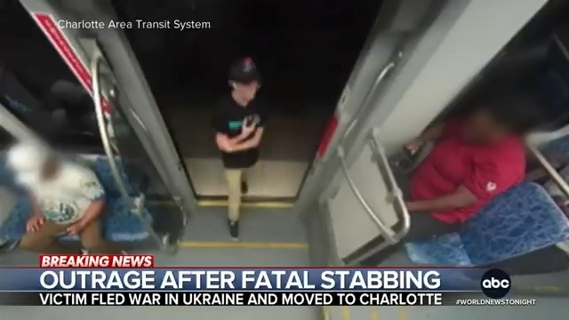 .Stephanie Ramos reports on the growing outrage after the gruesome attack onboard a commuter train in North Carolina. Iryna Zarutska, who fled the war in Ukraine, was stabbed multiple times by a passenger who was sitting behind her in an unprovoked attack.