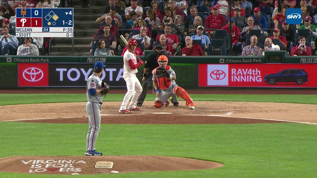 Francisco Alvarez gets Harrison Bader trying to steal!