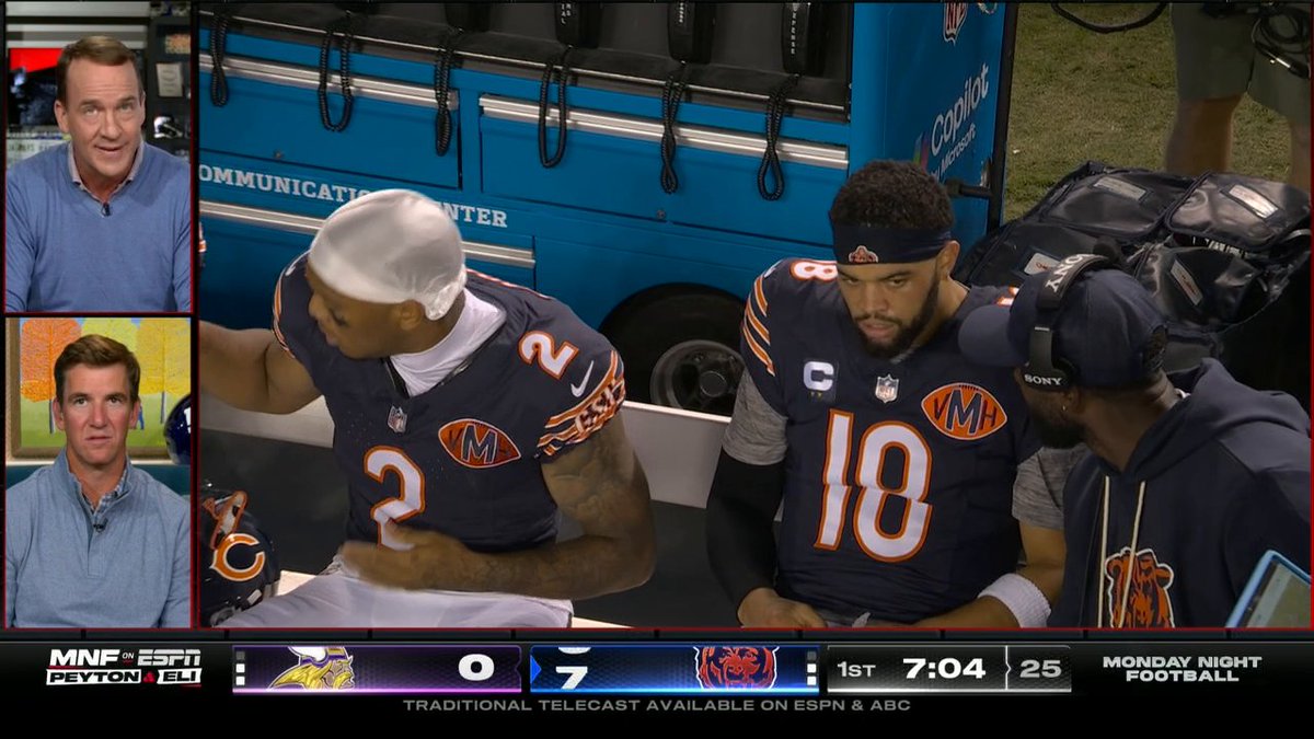 Peyton and Eli break down the first MNF touchdown of the season from Caleb Williams 🔥 Watch Vikings-Bears on ABC, ESPN and the ESPN App