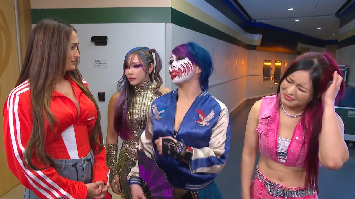 "You don't have to like me but you will RESPECT me." WE'RE GETTING NIKKI BELLA vs. ASUKA TONIGHT! 👏