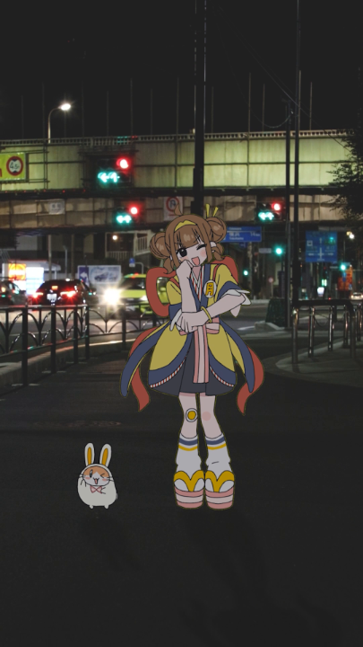 いつきみも、 食べてくれるかな? #いまだけ月見食べ美