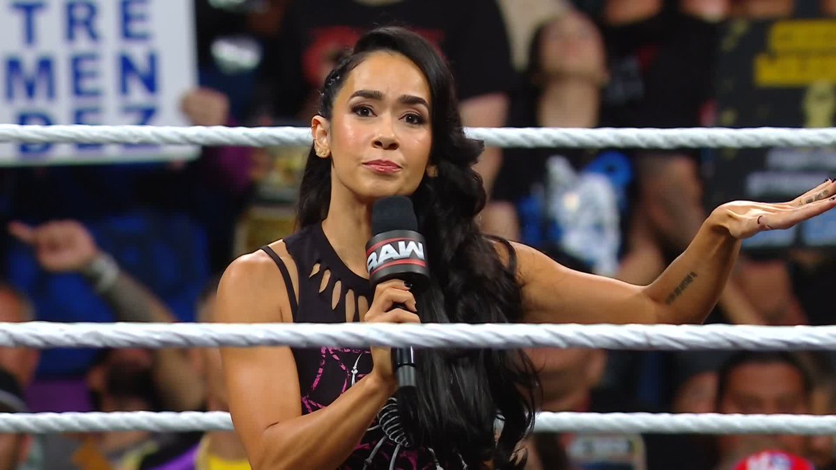 "My name is AJ Lee and I'm your favorite wrestler's favorite wrestler." For those of you who are too young to know... ⬆️