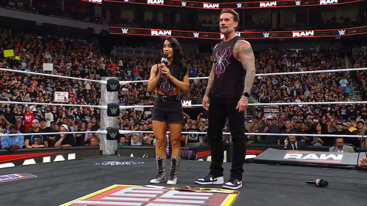 IT'S OFFICIAL! AJ & PUNK vs. BECKY & SETH at WRESTLEPALOOZA! We're truly living in the greatest timeline. 🙏