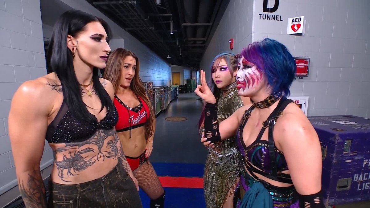 Things you don't want to hear Rhea Ripley say: "Do we have a problem here?" 😤