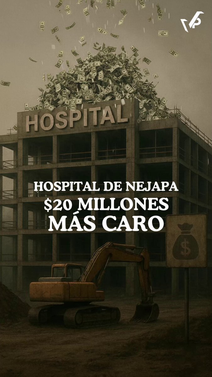 #HospitalDeOro || Construir el hospital de Nejapa, la obra estrella de Ministerio de Salud bajo la gestión Bukele, pasó de valer $22 millones en 2021 a costar $50.9 millones en la actualidad. ▶️Una cadena de sobrecostos y muchas dudas. Te contamos👇🏻 🔗
