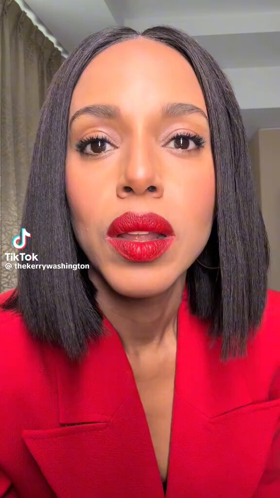 Kerry Washington in a TikTok Video of Megan Thee Stallion’s “HER” from Traumazine TINA SNOW