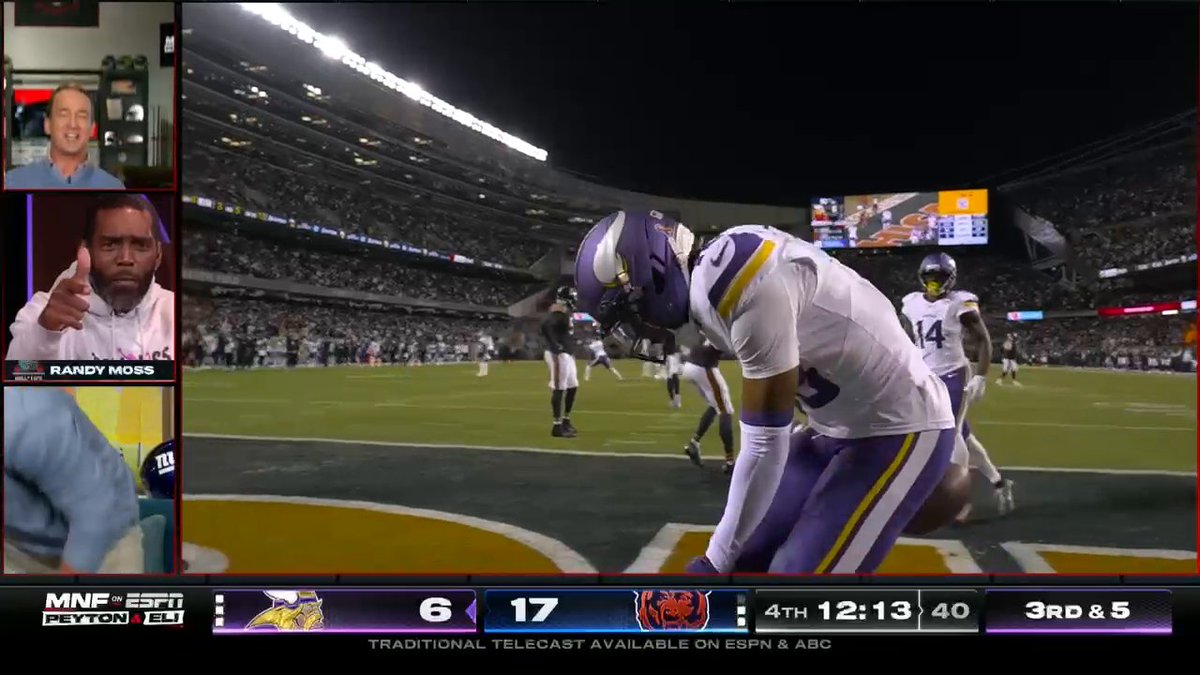 Randy Moss called his shot: