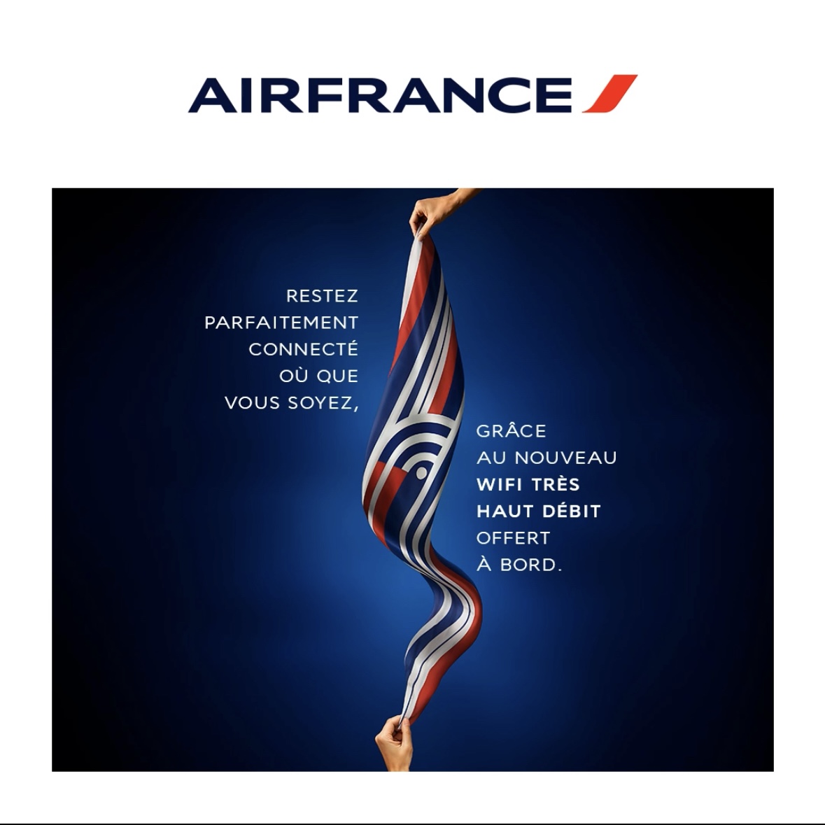 Le wifi très haut débit gratuit est désormais disponible à bord des vols #AirFrance. Une expérience par Starlink stable, rapide et sécurisée, déjà déployée sur plusieurs appareils et progressivement sur l’ensemble de la flotte d’ici fin 2026.