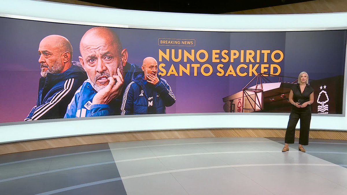 BREAKING: Nottingham Forest have confirmed the sacking of Nuno Espirito Santo 🚨