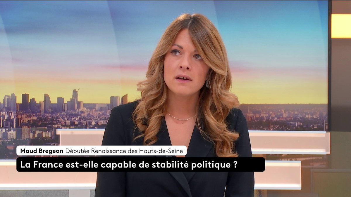 🔴 Vers une dissolution ? "Appeler à la démission d'Emmanuel Macron, c'est ouvrir une brèche extrêmement grave. C'est un coup porté à la Vᵉ République", explique Maud Bregeon, députée Renaissance des Hauts-de-Seine. #canal16