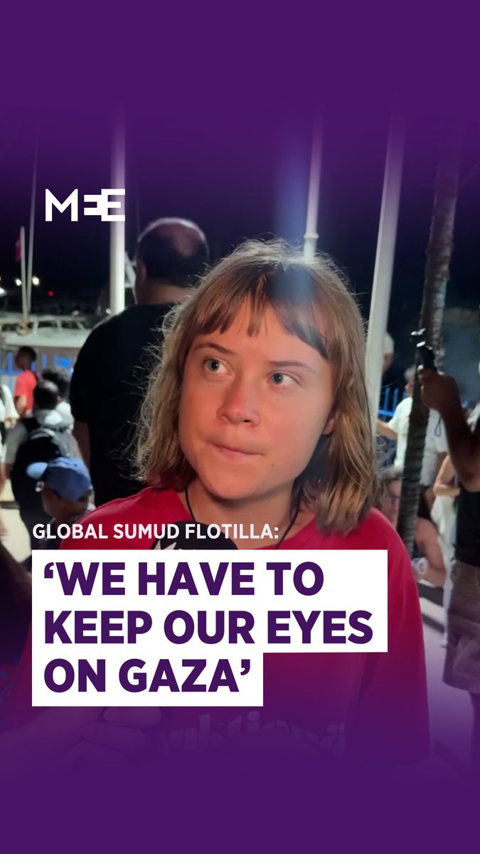 Members of the Global Sumud Flotilla Steering Committee have called on the world to keep its eyes on Gaza, warning that the attack on one of their ships in Tunisia on Monday may be an attempt to distract from the situation there