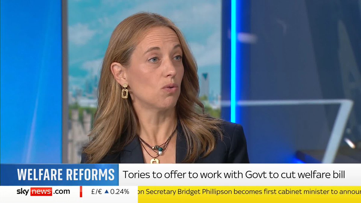 "They did not have a plan on savings" The tories have offered to work with the Labour government on welfare reforms, Shadow Work and Pensions Secretary Helen Whately explains what this plan looks like 📺 Sky 501, Virgin 602, Freeview 233 and YouTube