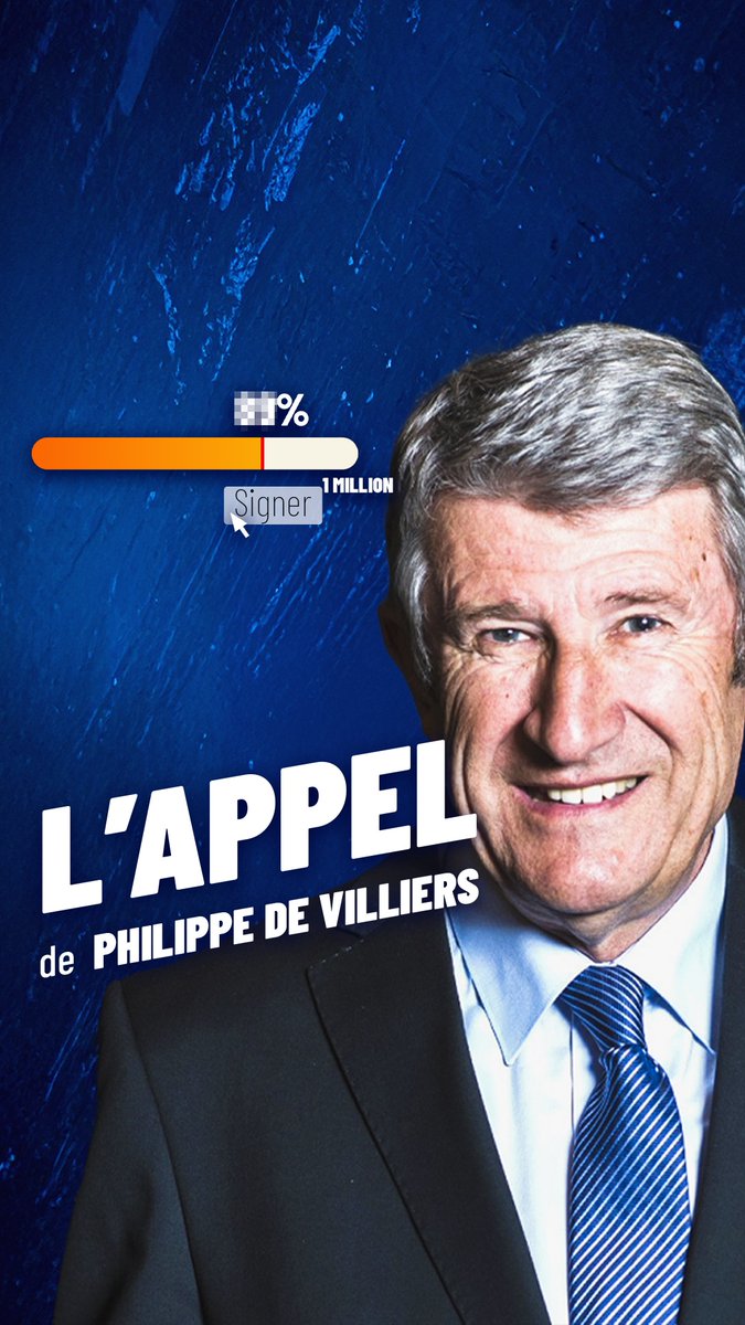 .Philippe de Villiers lance une pétition nationale pour imposer un référendum sur l’immigration. L’ancien ministre dénonce une Ve République « au bord de l’abîme », rongée par l’impuissance politique et la faillite de l’État. 🔗 Article JDD :